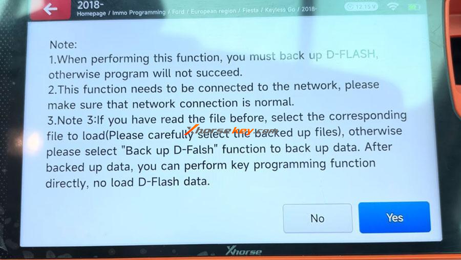 How to Program 2020 Ford Fiesta Smart Key with Xhorse Key Tool MIDI 07